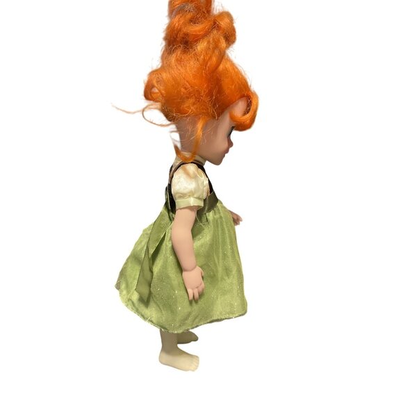 Disney Princess Anna Doll From Frozen - 14" Tall - Red Hair & Green Dress - Picture 4 of 5